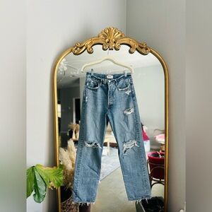 Agolde 90s distressed straight leg jeans size 25